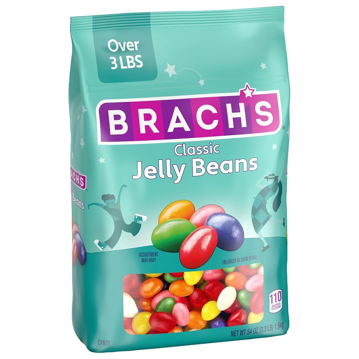 54 oz Bulk Classic Jelly Beans - Assorted Fruity Flavors for Every Celebration