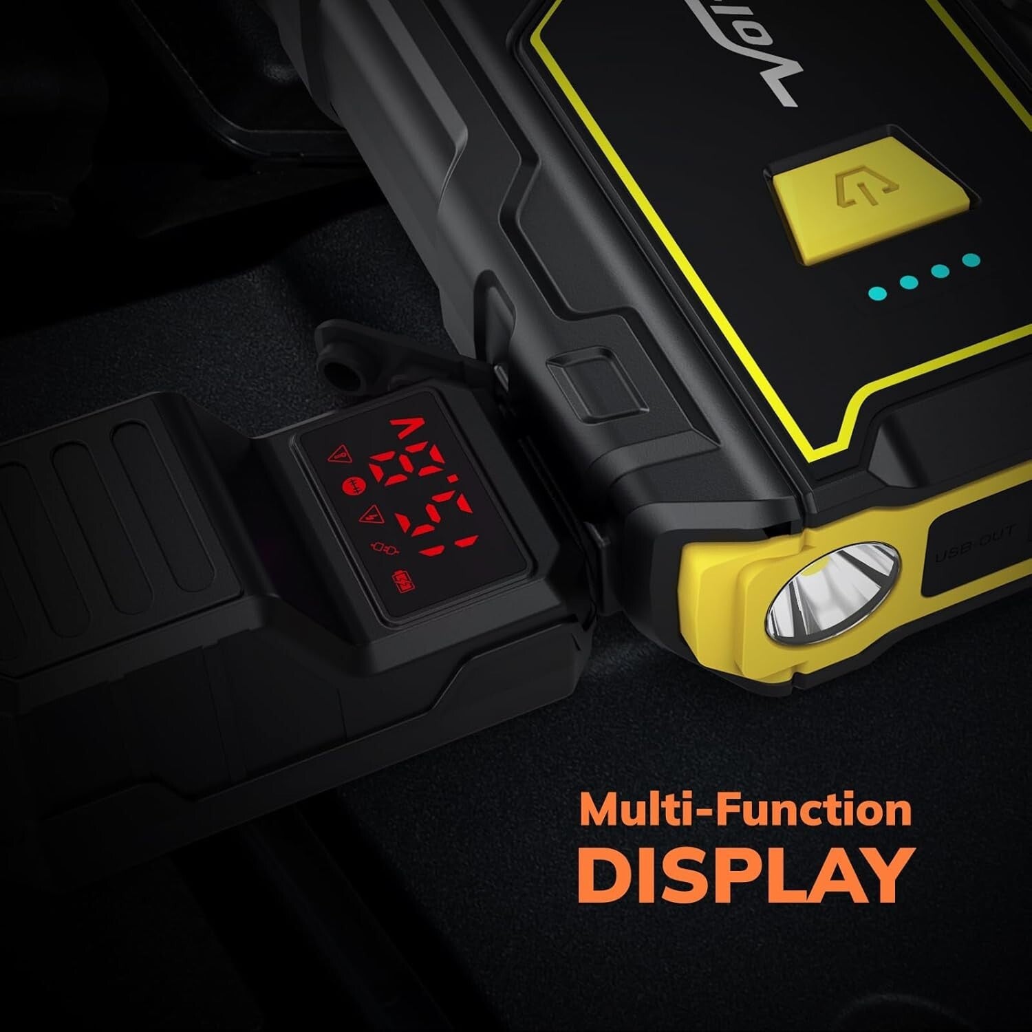 Lightweight 3000A Car Battery Jump Starter & Emergency Kit with Smart Protection