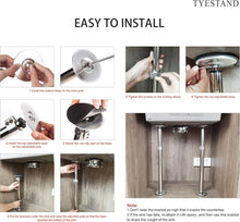 Load image into Gallery viewer, Stainless Steel Undermount Sink Support Kit - Height Adjustable 16-29.5 inches