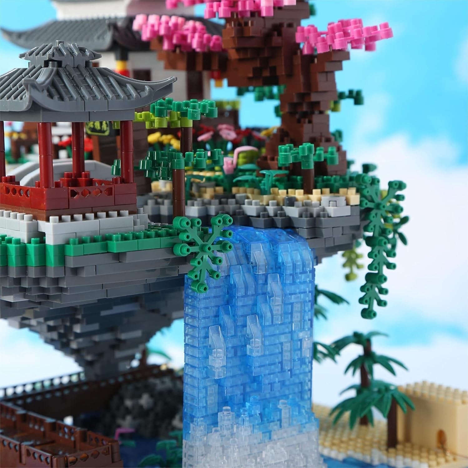 Cherry Blossom Tree Building Set (3320 pcs) with Music - Stunning Gift Box