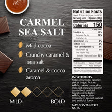 Load image into Gallery viewer, Gourmet Sea Salt Caramel Dark Chocolate Bars - 3.5 oz Each, 12 Pack for Sharing