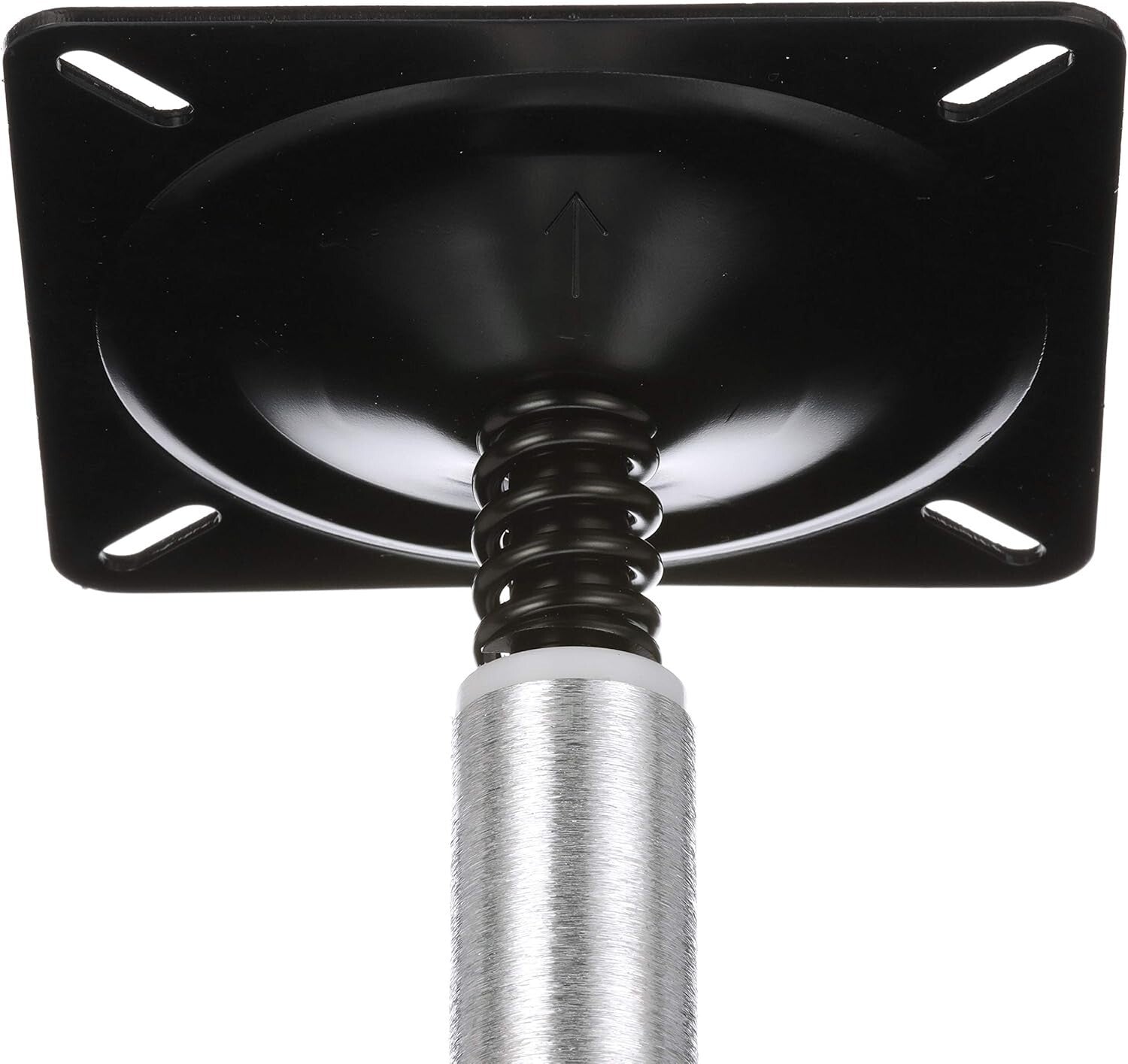 11-Inch Brushed Aluminum Boat Seat Pedestal with 7 Inch Base for Universal Fit