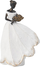 Load image into Gallery viewer, Versatile Fairy Garden Decor - White Leaf Angel Girl Statue for All Occasions