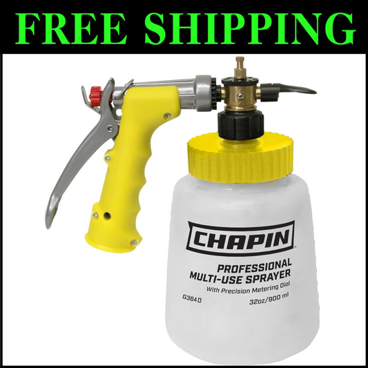 Versatile 32-Oz Lawn and Garden Sprayer with 16 Settings for Precise Application