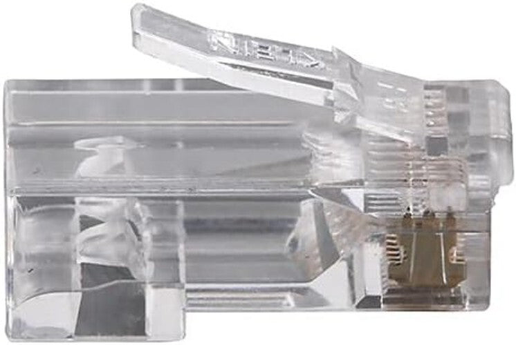 200-Pack Gold Plated RJ45 Pass-Thru Modular Connectors - Assurance in Quality