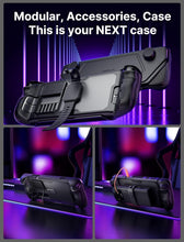 Load image into Gallery viewer, Flexible Modular Case for Steam Deck with Shock-Absorbing Power Bank System