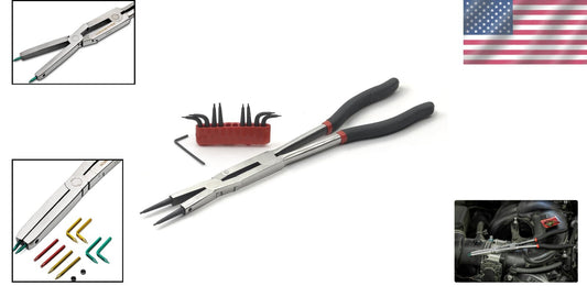 Alloy Steel Double-X External Snap Ring Pliers - Access Tight Areas Easily