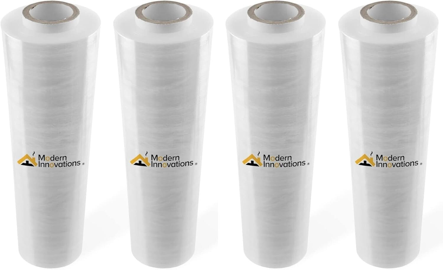 15 Inch Clear Furniture Wrap - 4 Rolls, Perfect for Moving and Securing Goods
