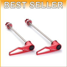 Load image into Gallery viewer, Precision Titanium Quick Release Skewers - Lightweight and Secure Fit for Bikers