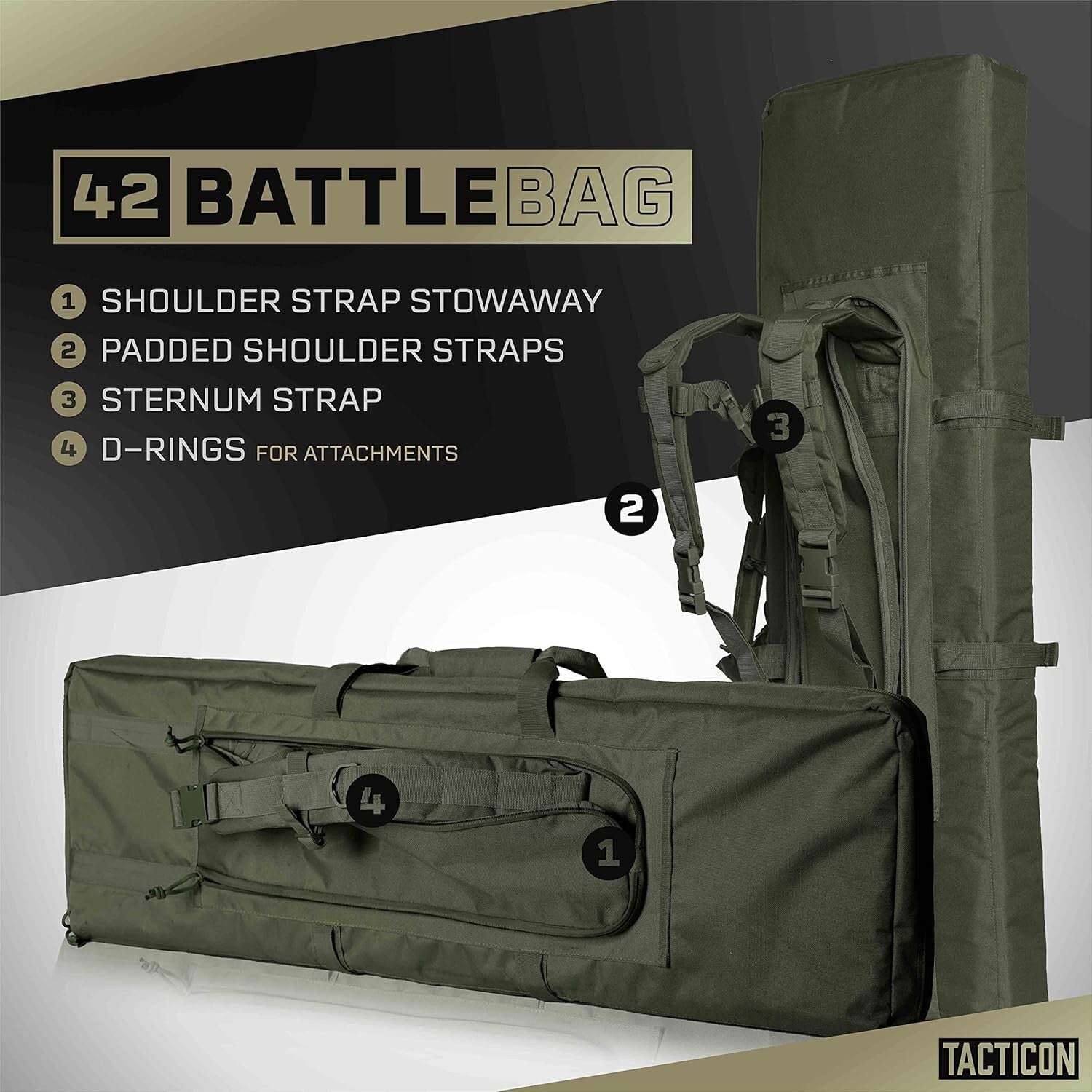 Veteran-Owned Tactical 42-Inch Double Rifle Case - Ultimate Firearm Protection