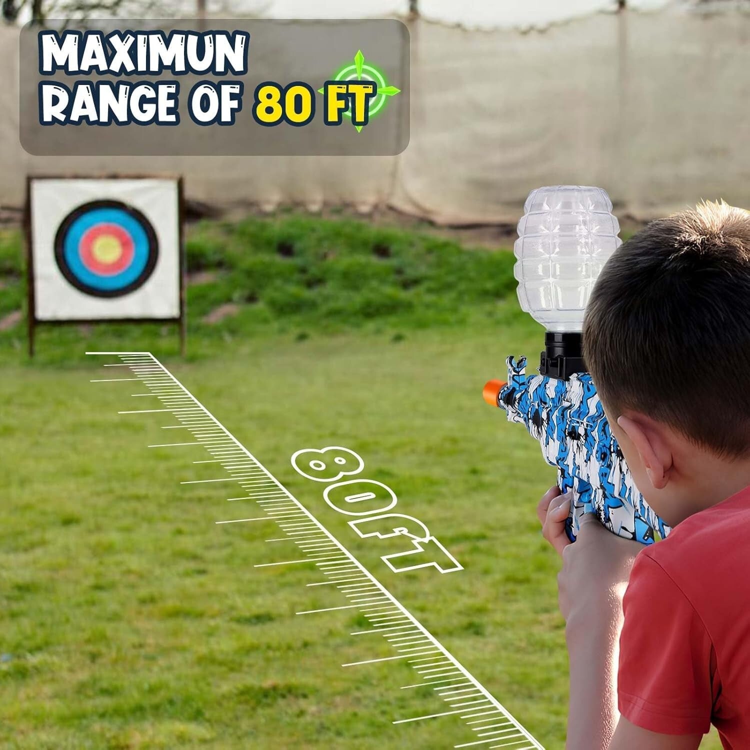 Upgraded Gel Splatter Toy with Accessories - Perfect for Parties and Holidays