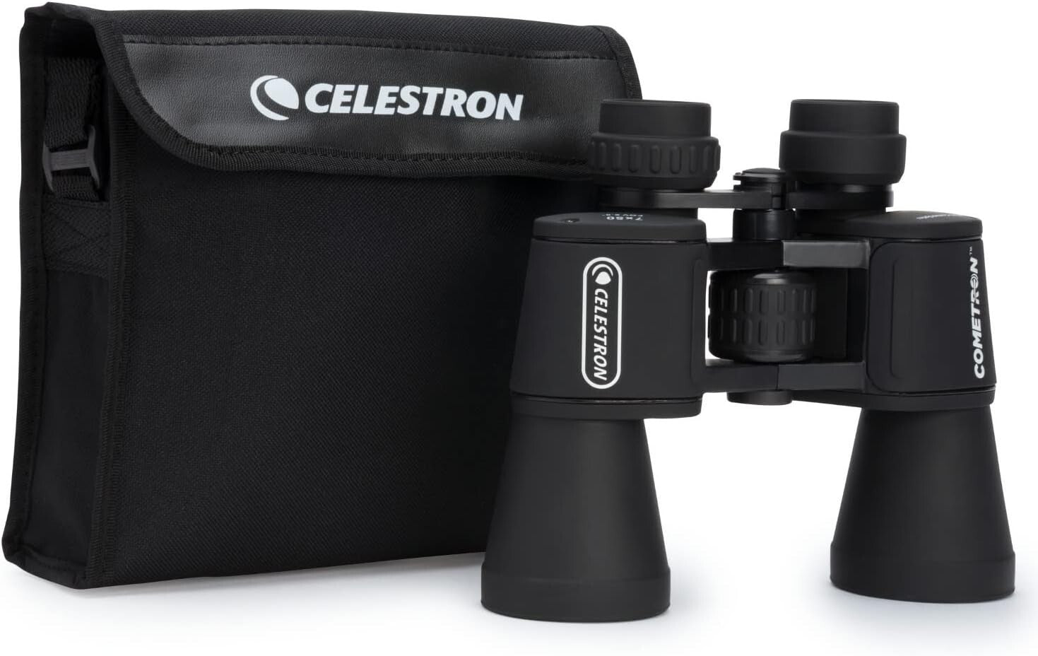 High-Performance 7x50 Binoculars with Wide Field & 50mm Objectives - Cometron