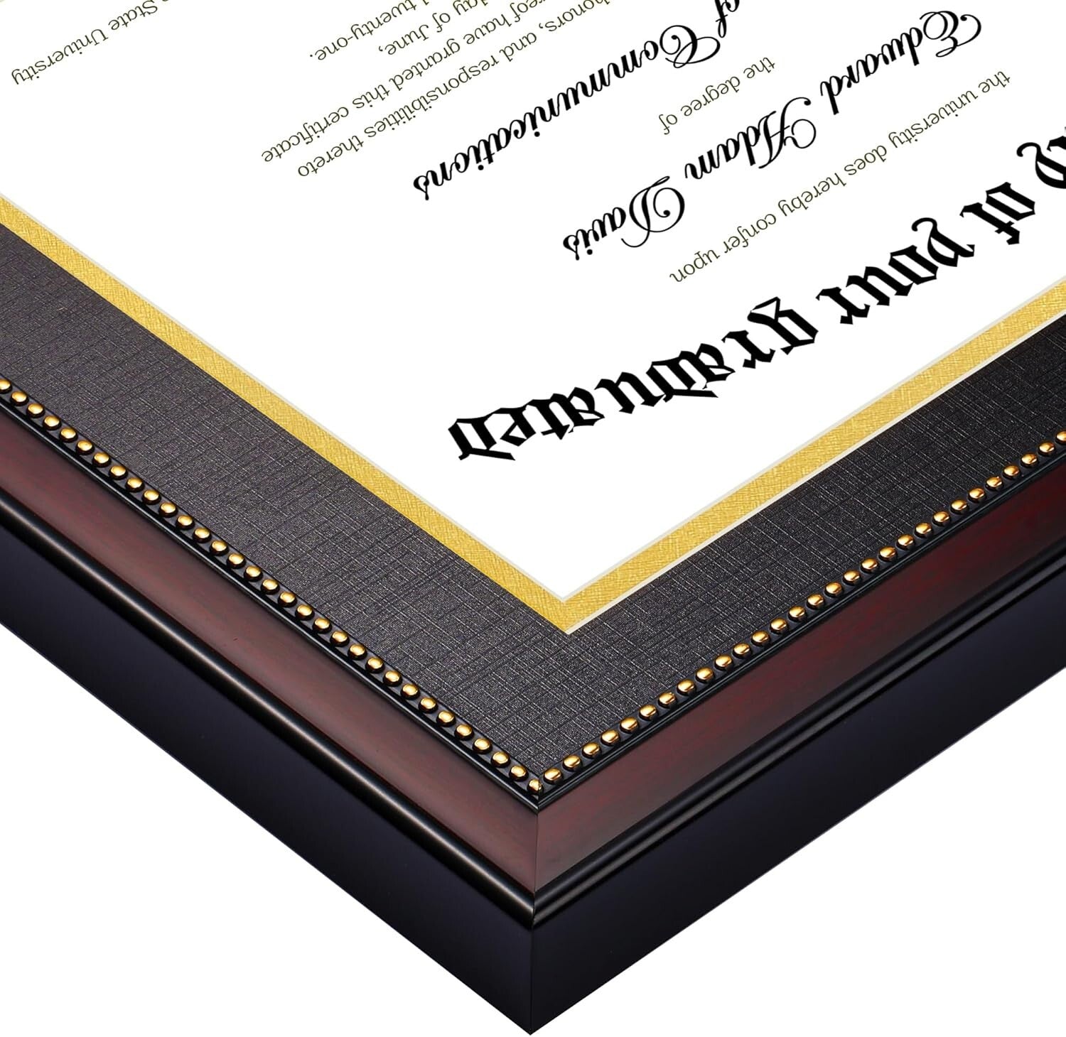 Sophisticated Matte Finish Diploma Frame with Tassel Holder - Ideal Gift