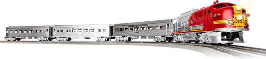 Electric Santa Fe O Gauge Train Set with LionChief & Voice Streaming Control