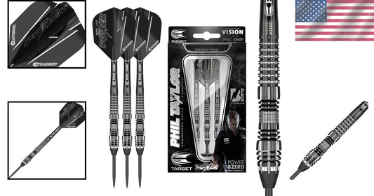 High-Performance 80% Tungsten Steel Tip Darts Set with Black Case - 21G/23G/25G