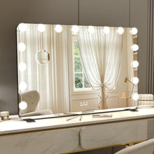 Load image into Gallery viewer, Elegant Lighted Vanity Mirror 36"x24" - 3 Lighting Modes, Touch Control &amp; Memory