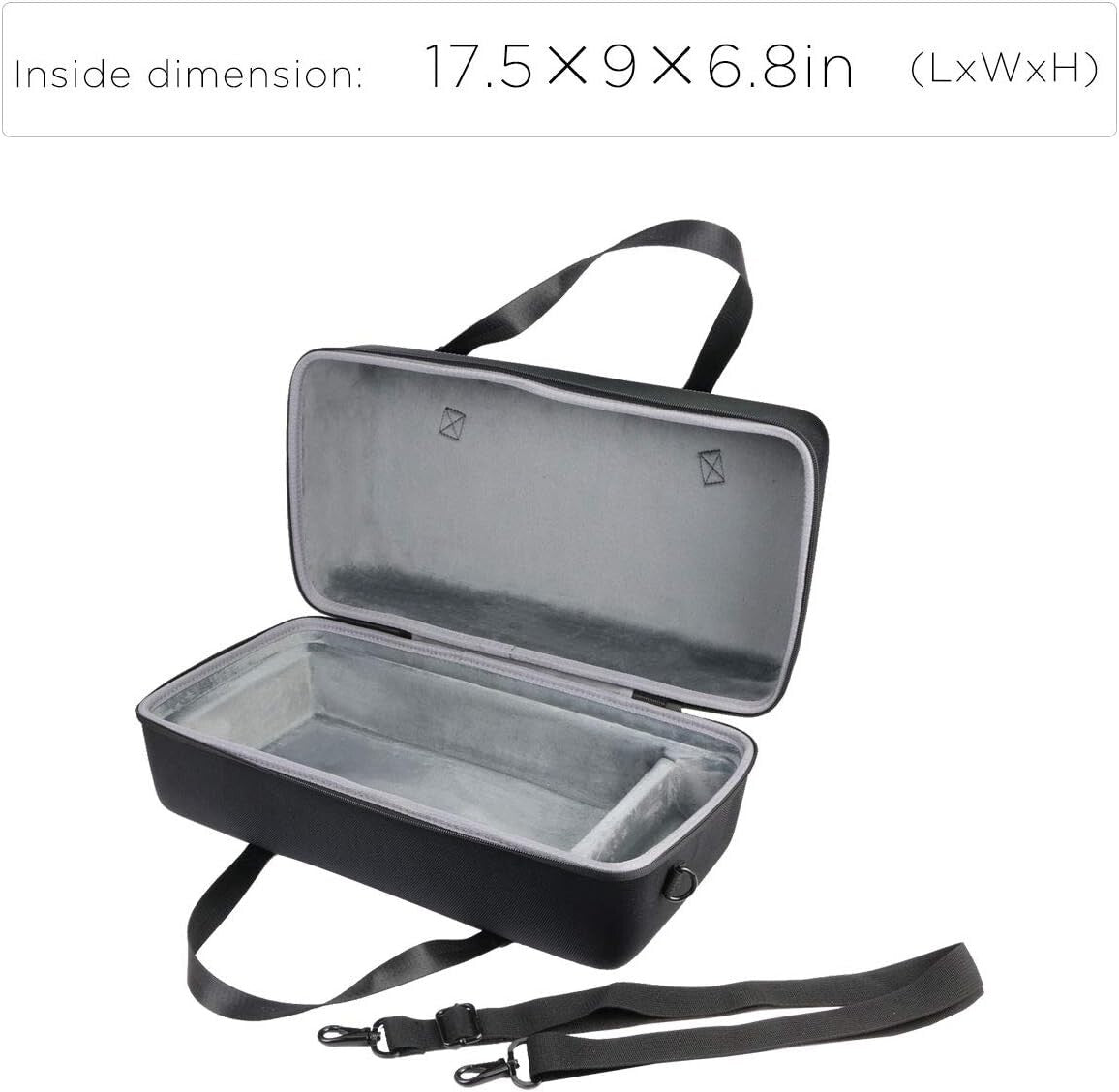 Custom-Fit Hard Case for UE HYPERBOOM - Perfect Storage for Speakers & Cables