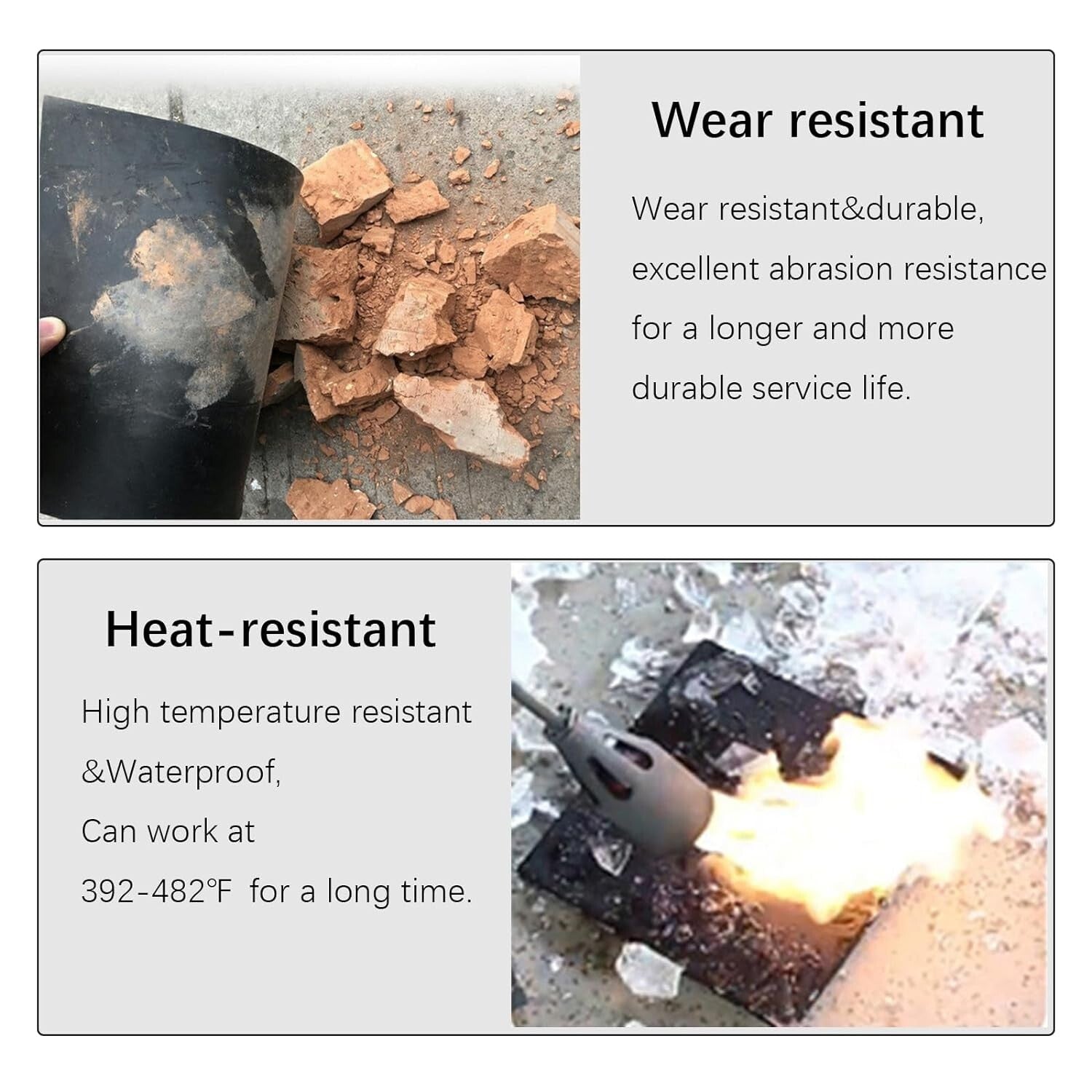 Flexible Solid Rubber Sheet, 1/4" Thick x 4" Wide for Noise Reduction & Padding