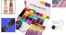 Load image into Gallery viewer, Professional 36-Color SFX Makeup Palette with Brushes - Non-Toxic &amp; Easy Apply