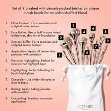 Load image into Gallery viewer, Stylish Luxury Makeup Brush Designed for Effortless Application - Gold Finish