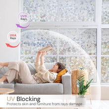 Load image into Gallery viewer, Static Cling Decorative Window Film - UV Protection &amp; Easy Removal, 35.4"x157.4"