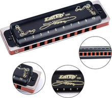 Load image into Gallery viewer, Versatile 7-Key Harmonica Set with Custom Case - Perfect for Any Skill Level