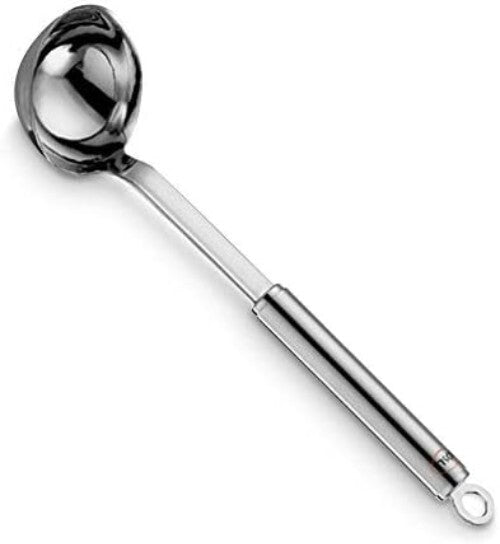 5.4-Ounce Stainless Steel Serving Ladle with Rounded Handle - Elegant Design