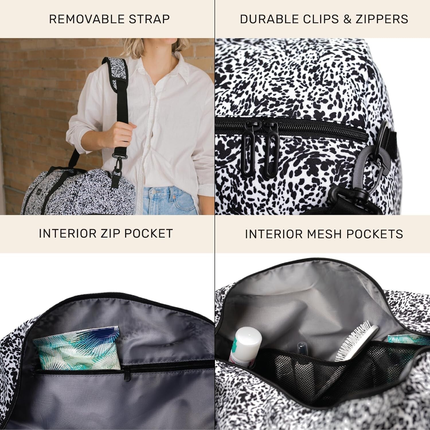 Durable Polyester Travel Bag - Perfect Fit for Yoga, Gym, or Weekend Getaways