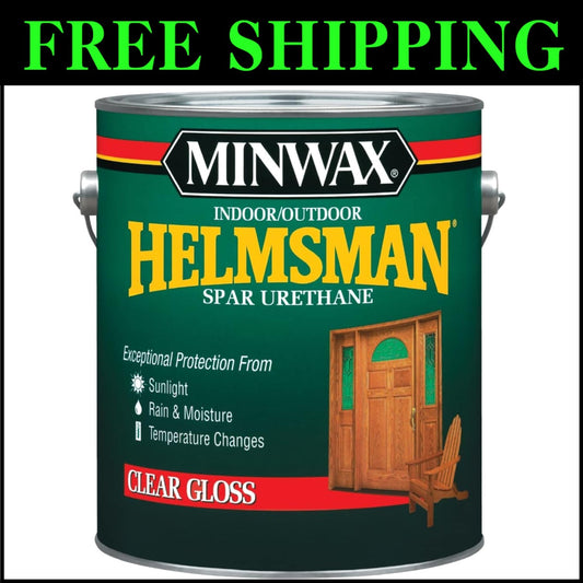 1 Gallon Clear Spar Urethane Gloss Finish - Ultimate Wood Protection Solution