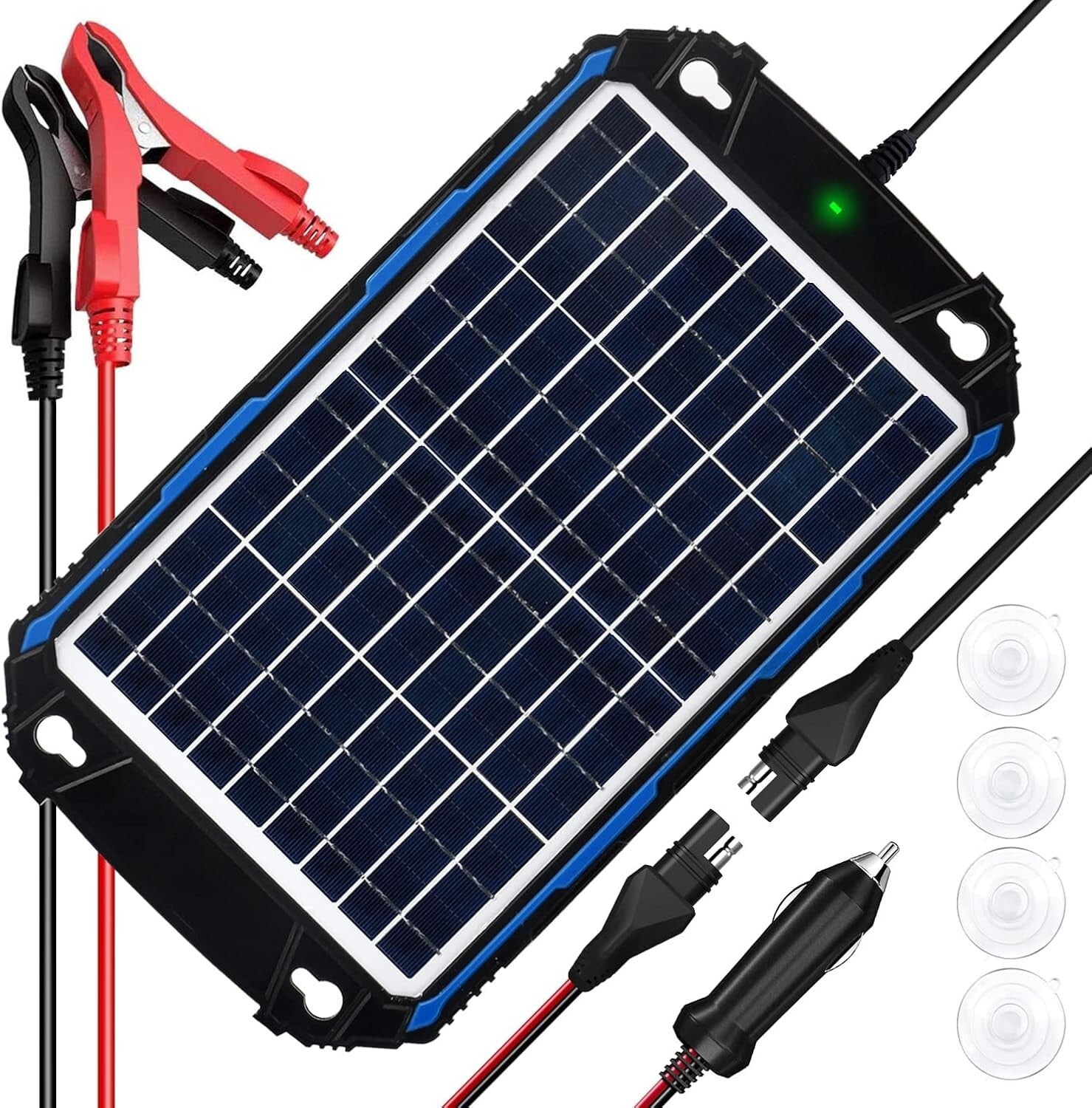 All-Weather 12V Solar Charger with Advanced MPPT Technology for Total Protection