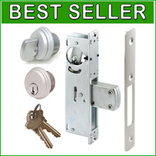 Load image into Gallery viewer, Alloy Steel Mortise Lock &amp; Cylinder Combo with Deadbolt for Commercial Security