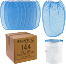 Load image into Gallery viewer, Master Elite 5 Gallon Paint Strainer Filter Bags, Pack of 144 - Fine Nylon Mesh