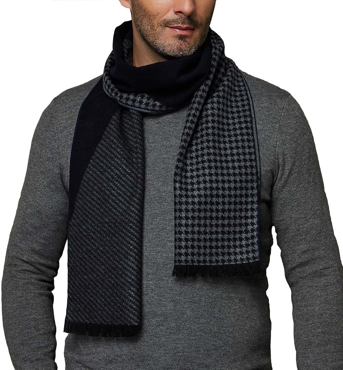 Gentlemen’s 100% Mulberry Silk Scarf - Luxurious, Brushed Softness, Gift-Boxed