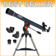 Load image into Gallery viewer, AstroMaster 70AZ Refractor Telescope with 70mm Optics &amp; Adjustable Tripod