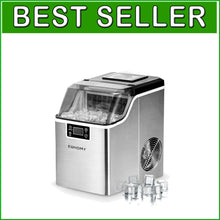 Load image into Gallery viewer, Portable Self-Cleaning Ice Cube Maker - 45Lbs Daily, 24 Cubes Every 13 Mins
