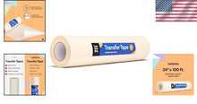 Load image into Gallery viewer, Easy-to-Use 24" x 100' Paper Transfer Tape - Perfect for Cricut &amp; Silhouette