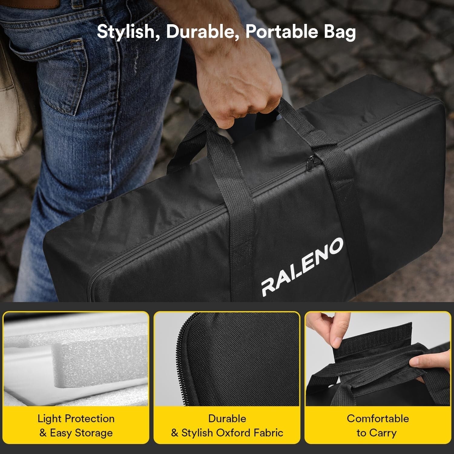 Professional LED Lighting Kit with Adjustable Stands - Ideal for Live Streaming