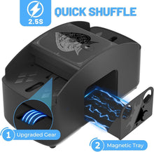 Load image into Gallery viewer, Fully Automatic USB/Battery Card Shuffler for UNO, Poker &amp; Blackjack - Low Noise