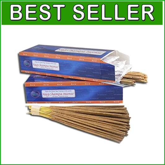 Authentic Nag Champa Gold Incense - 500 Sticks, Ideal for Yoga and Relaxation