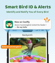 Load image into Gallery viewer, Smart Hummingbird Feeder with HD Camera - Solar-Powered &amp; Ant-Proof 1.1 lbs