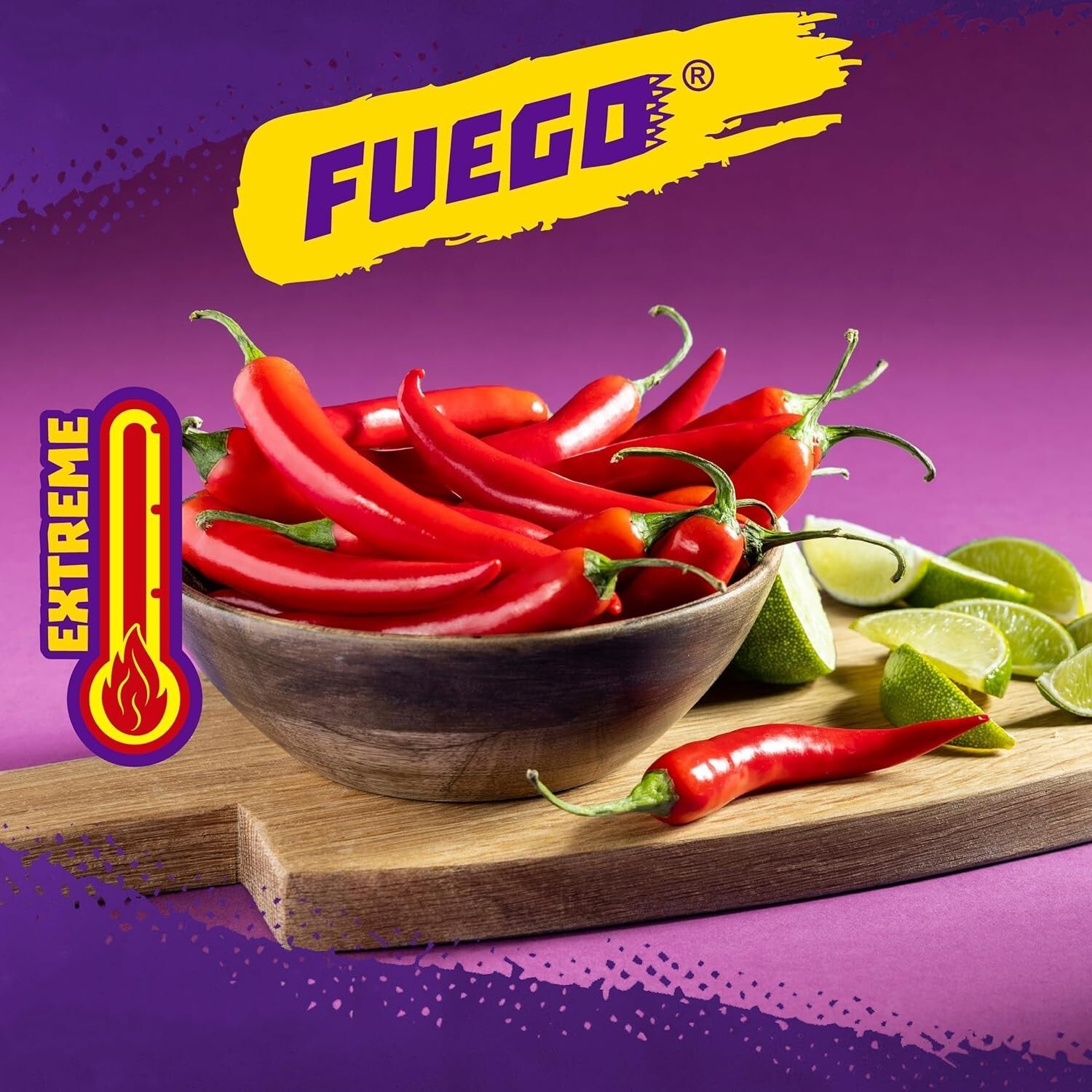 Fuego Tortilla Chips: 14 ct Extreme Chili & Lime Flavor for Group Snacking