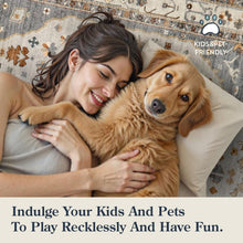 Load image into Gallery viewer, Luxurious Soft Golden 3x5 Rug - Non-Slip, Machine Washable &amp; Kid Safe