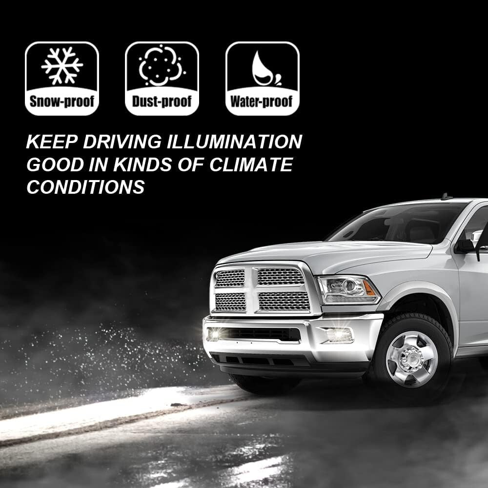 High Visibility Halogen Fog Lights for 2003-2006 Avalanche - Chrome Finish