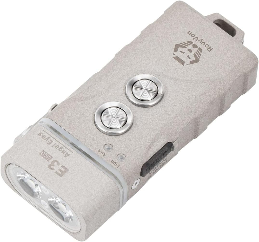 Durable Aluminum E3 Plus Flashlight - 700 Lumen Keychain Light for Outdoors