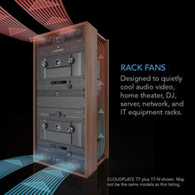 Load image into Gallery viewer, Professional Grade 3U Fan Panel - High Airflow Cooling for Audio/Video Racks