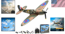 Load image into Gallery viewer, RC Plane Spitfire Fighter 4CH RTF - Easy Aerobatics with Gyro Stabilizer