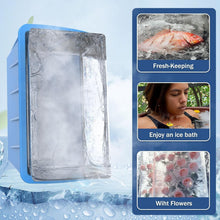 Load image into Gallery viewer, Premium Food Safe Silicone Ice Cube Molds - 8LB Capacity for Coolers &amp; Ice Baths
