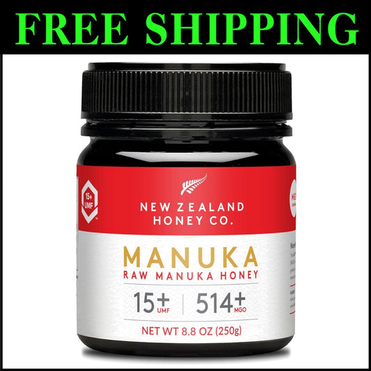 16oz Premium Manuka Honey UMF 15+ | MGO 514+ | Trusted Quality from New Zealand