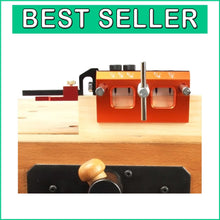 Load image into Gallery viewer, Precision Self Centering Dowel Jig with Adjustable Bushings for Woodworking