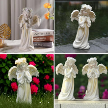 Load image into Gallery viewer, Elegant Solar-Powered Angel Statues - Perfect Sympathy Gift for Gardens